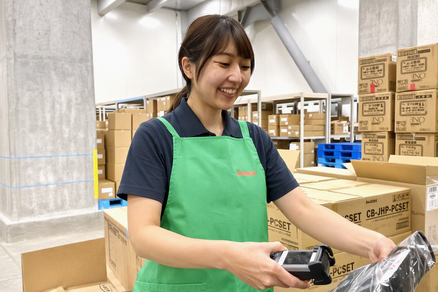 【物流センター内でのピッキング作業】アルバイト／食料品ピッキング・梱包・検品作業